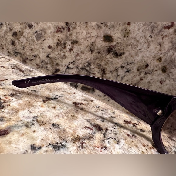 Christian Dior Limited Edition Sunglasses 609J8 Purple Crystal RARE - Picture 11 of 11